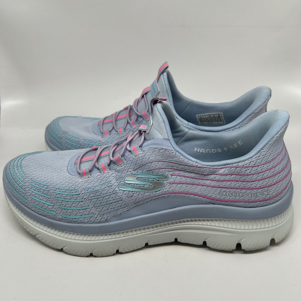 Skechers Slip-ins Summit plus Ultra Flex 3.0 shoes Pink Womens 10 Sneakers blue - Picture 2 of 8